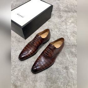 Классические мужские туфли Gucci в стиле оксфорд для делового кос