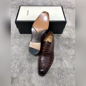 Классические мужские туфли Gucci в стиле оксфорд для делового кос