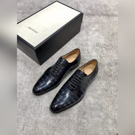Классические мужские туфли Gucci в стиле оксфорд для делового кос
