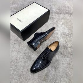Классические мужские туфли Gucci в стиле оксфорд для делового кос