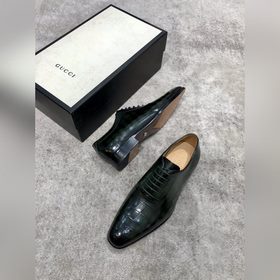 Классические мужские туфли Gucci в стиле оксфорд для делового кос