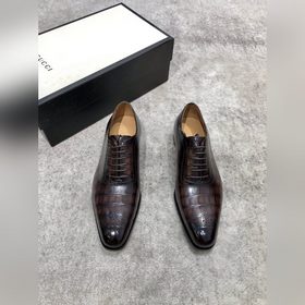 Классические мужские туфли Gucci в стиле оксфорд для делового кос