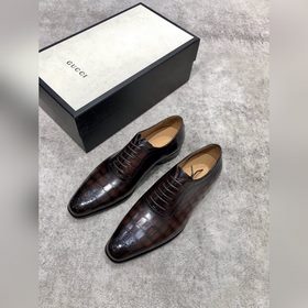 Классические мужские туфли Gucci в стиле оксфорд для делового кос