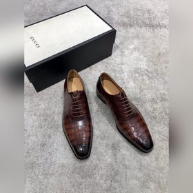 Классические мужские туфли Gucci в стиле оксфорд для делового кос