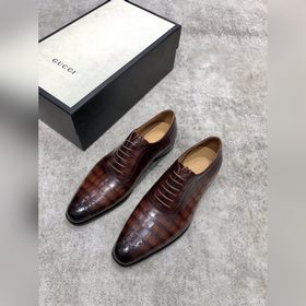 Классические мужские туфли Gucci в стиле оксфорд для делового кос