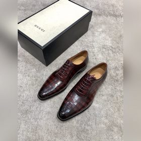 Классические мужские туфли Gucci в стиле оксфорд для делового кос