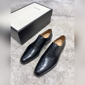 Классические мужские туфли Gucci в стиле оксфорд для делового кос