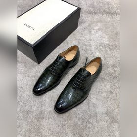 Классические мужские туфли Gucci в стиле оксфорд для делового кос