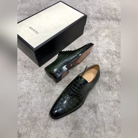 Классические мужские туфли Gucci в стиле оксфорд для делового кос