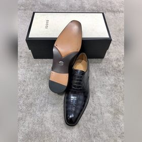 Классические мужские туфли Gucci в стиле оксфорд для делового кос
