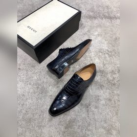 Классические мужские туфли Gucci в стиле оксфорд для делового кос