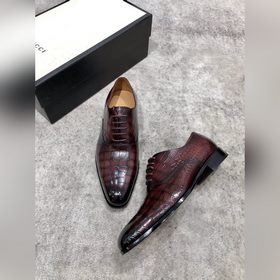 Классические мужские туфли Gucci в стиле оксфорд для делового кос