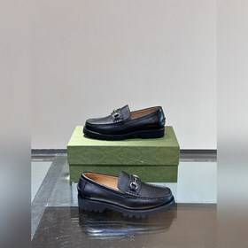 Оригинальные мужские кожаные туфли Gucci для повседневной носки,