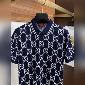 Новая модель мужской рубашки-поло с воротником от Gucci 2025 с ко