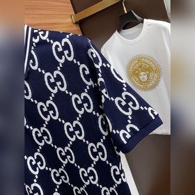 Новая модель мужской рубашки-поло с воротником от Gucci 2025 с ко