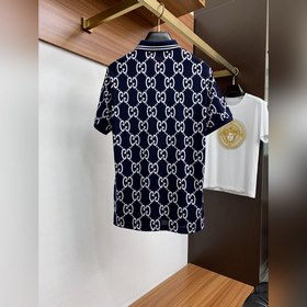 Новая модель мужской рубашки-поло с воротником от Gucci 2025 с ко