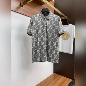 Новая модель мужской рубашки-поло с воротником от Gucci 2025 с ко