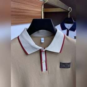 Gucci 2025 Новая модель мужской рубашки-поло с воротником и корот