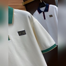 Gucci 2025 Новая модель мужской рубашки-поло с воротником и корот