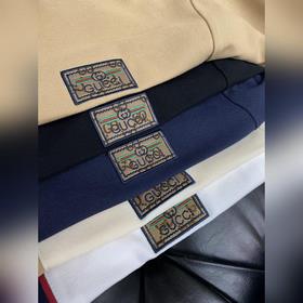 Gucci 2025 Новая модель мужской рубашки-поло с воротником и корот