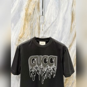 Gucci 2025 весна-лето, новая модель для мужчин и женщин, футболка