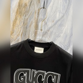 Gucci 2025 весна-лето, новая модель для мужчин и женщин, футболка