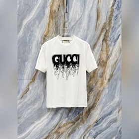 Gucci 2025 весна-лето, новая модель для мужчин и женщин, футболка