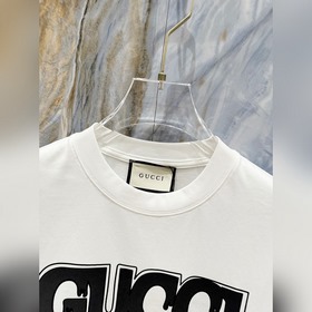 Gucci 2025 весна-лето, новая модель для мужчин и женщин, футболка