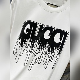 Gucci 2025 весна-лето, новая модель для мужчин и женщин, футболка