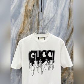 Gucci 2025 весна-лето, новая модель для мужчин и женщин, футболка