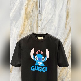 Новая модель короткорукавой футболки для мужчин и женщин от Guqi 