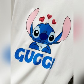 Новая модель короткорукавой футболки для мужчин и женщин от Guqi 