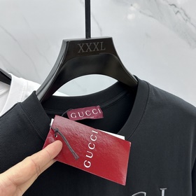 Gucci 2025FW весна-лето новинка, футболка с круглым вырезом, объе