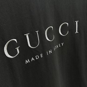 Gucci 2025FW весна-лето новинка, футболка с круглым вырезом, объе