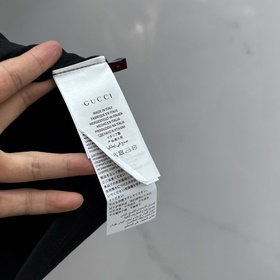 Gucci 2025FW весна-лето новинка, футболка с круглым вырезом, объе