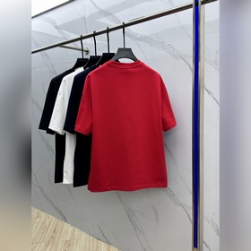 Gucci 2025FW весна-лето новинка, футболка с круглым вырезом, объе