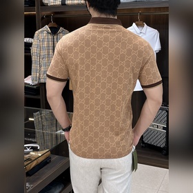Gucci 2025ss Новая модель на год Змеи. Короткая рубашка с воротни