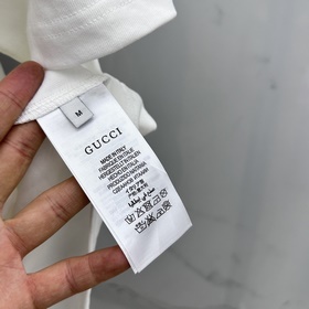 Gucci 2025FW весна-лето новинка, футболка с круглым вырезом, объе