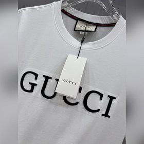 Gucci 2025ss весенне-летняя коллекция коротких футболок с изображ