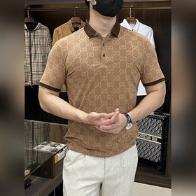 Gucci 2025ss Новая модель на год Змеи. Короткая рубашка с воротни