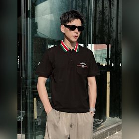 Новая модель короткорукавой рубашки-поло Gucci 25s. Рекомендуем! 