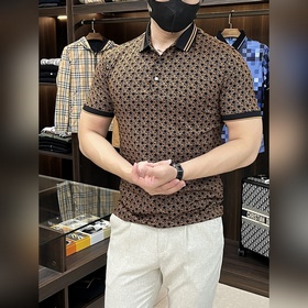 Gucci 2025ss Новая модель на год Змеи. Короткая рубашка с воротни