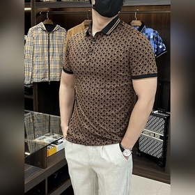 Gucci 2025ss Новая модель на год Змеи. Короткая рубашка с воротни