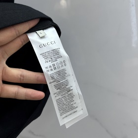 Gucci 2025FW весна-лето новинка, футболка с круглым вырезом, объе