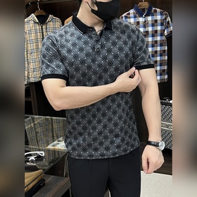 Gucci 2025ss Новая модель на год Змеи. Короткая рубашка с воротни