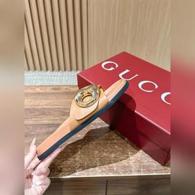 Новые пляжные тапочки Gucci с липучкой, тапочки с кожаной поверхн