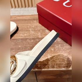 Новые пляжные тапочки Gucci с липучкой, тапочки с кожаной поверхн