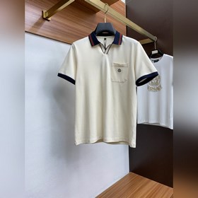 Gucci 2025 Новая модель мужской рубашки-поло с воротником и корот