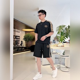 Бренд 【GUCCI Гуччи】 Комплект с круглым вырезом и короткими рукава
