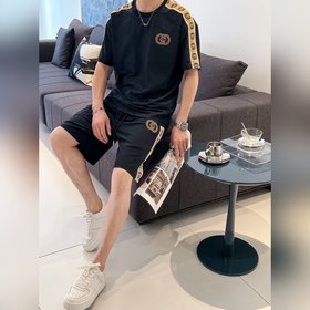 Бренд 【GUCCI Гуччи】 Комплект с круглым вырезом и короткими рукава